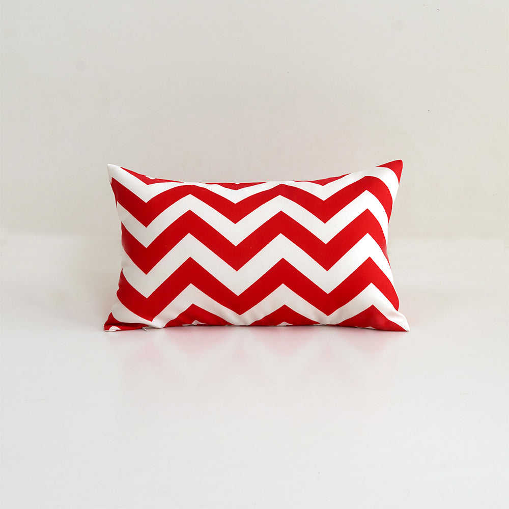 2 size options Stripes/Waving Outdoor Waterproof Pillow (With Insert) waterproof outdoor throw pillow, great for your outdoor furniture