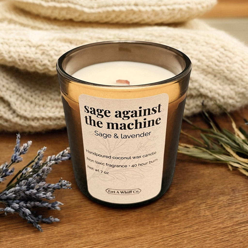 Minimalist Amber Candles — Choose Your Scent