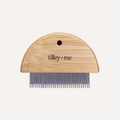 Tilley + Me Bamboo fur detangler and flea comb – Set of 2 | Gentle & Eco-Friendly for Dogs & Cats