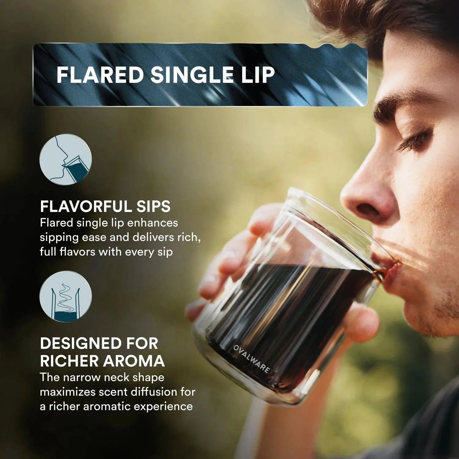 Double Wall Coffee Tasting Glass - 350mL/12oz