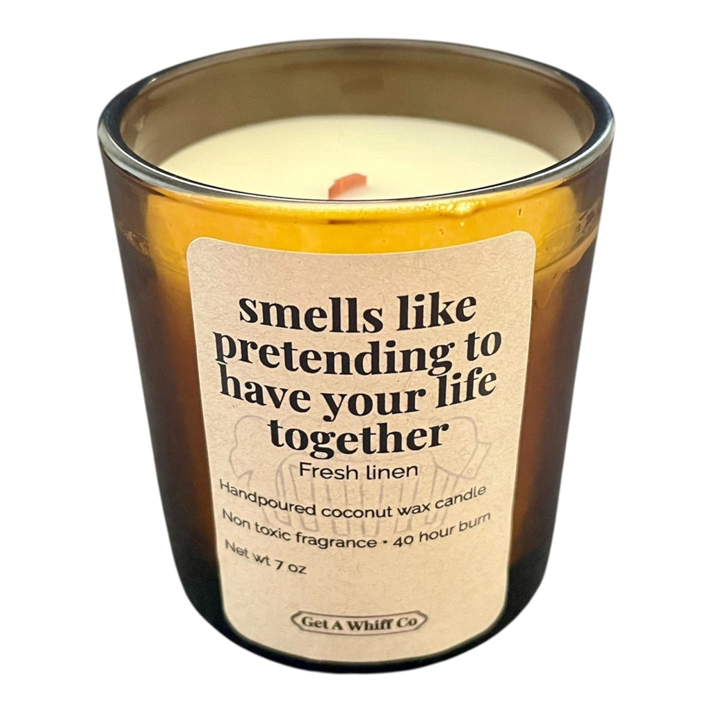 Minimalist Amber Candles — Choose Your Scent