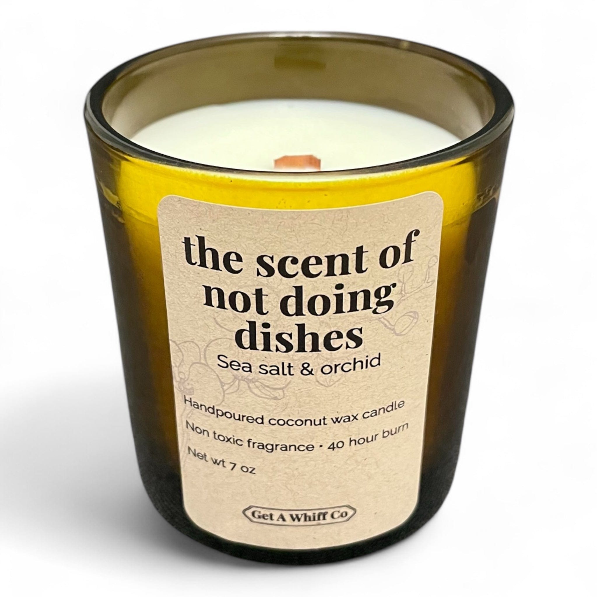 Minimalist Amber Candles — Choose Your Scent