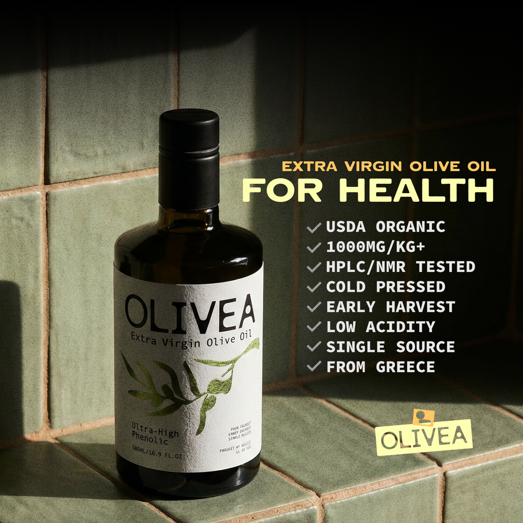 Ultra High Phenolic Extra Virgin Olive Oil — 1,000+ mg/kg Polyphenols