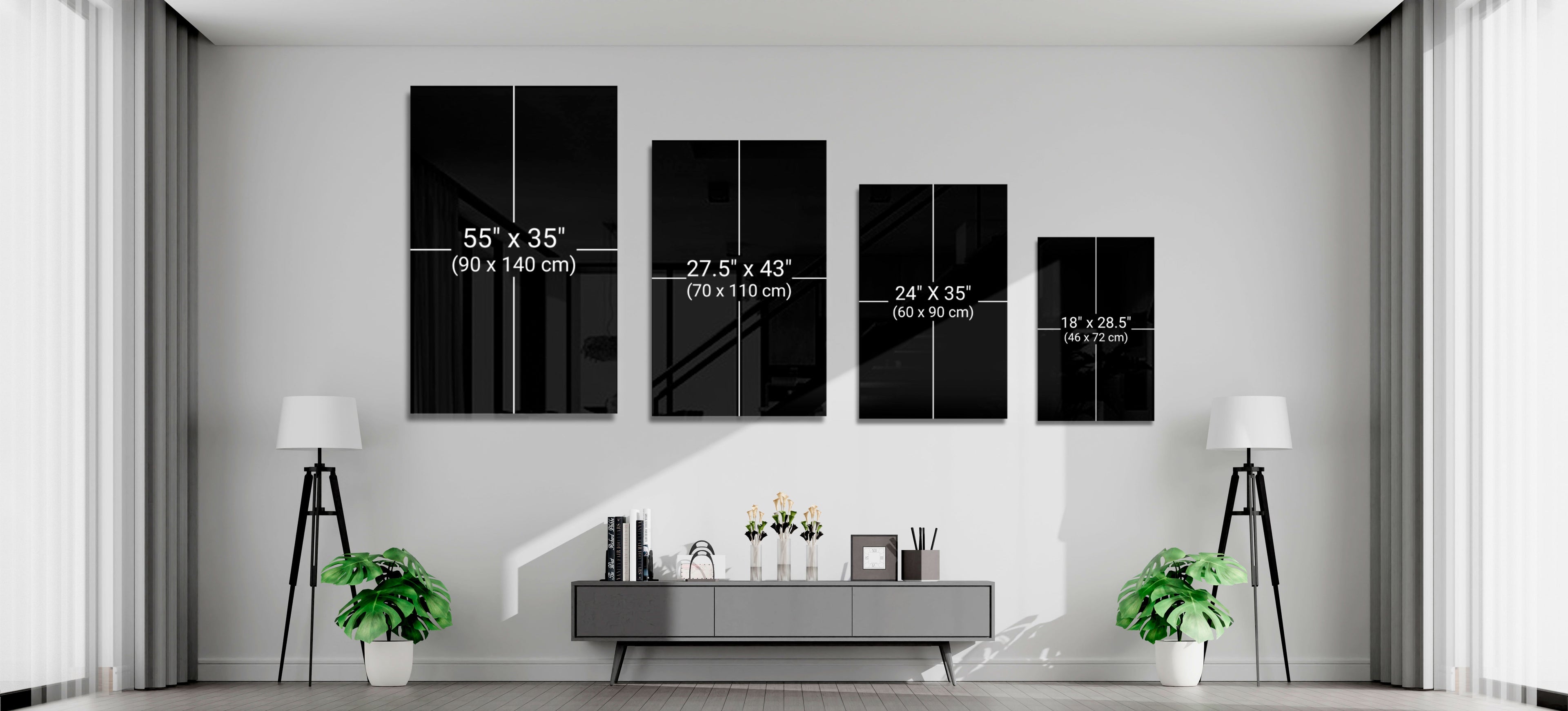 Words of Justice Glass Wall Art