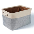 Dog Toy Basket Linen Storage Bin for Pet Supplies