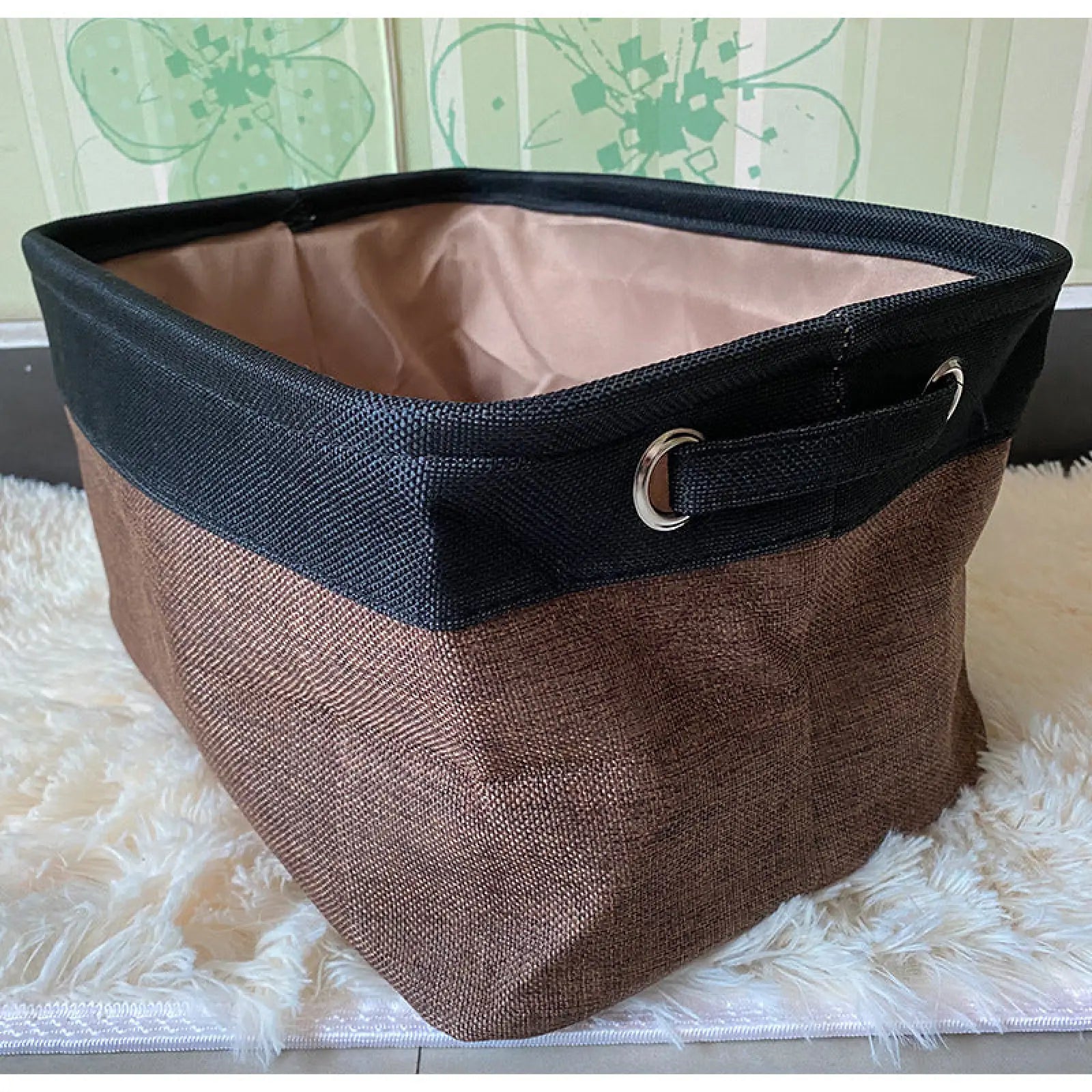 Dog Toy Basket Linen Storage Bin for Pet Supplies