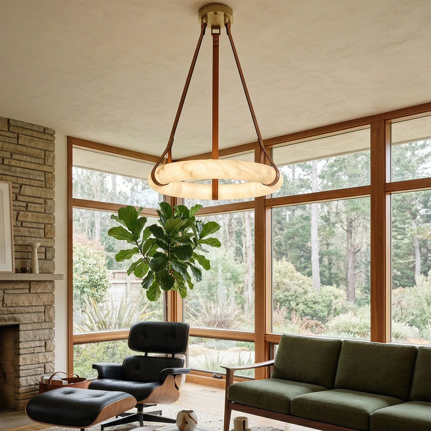Oslo Alabaster Pendant Light