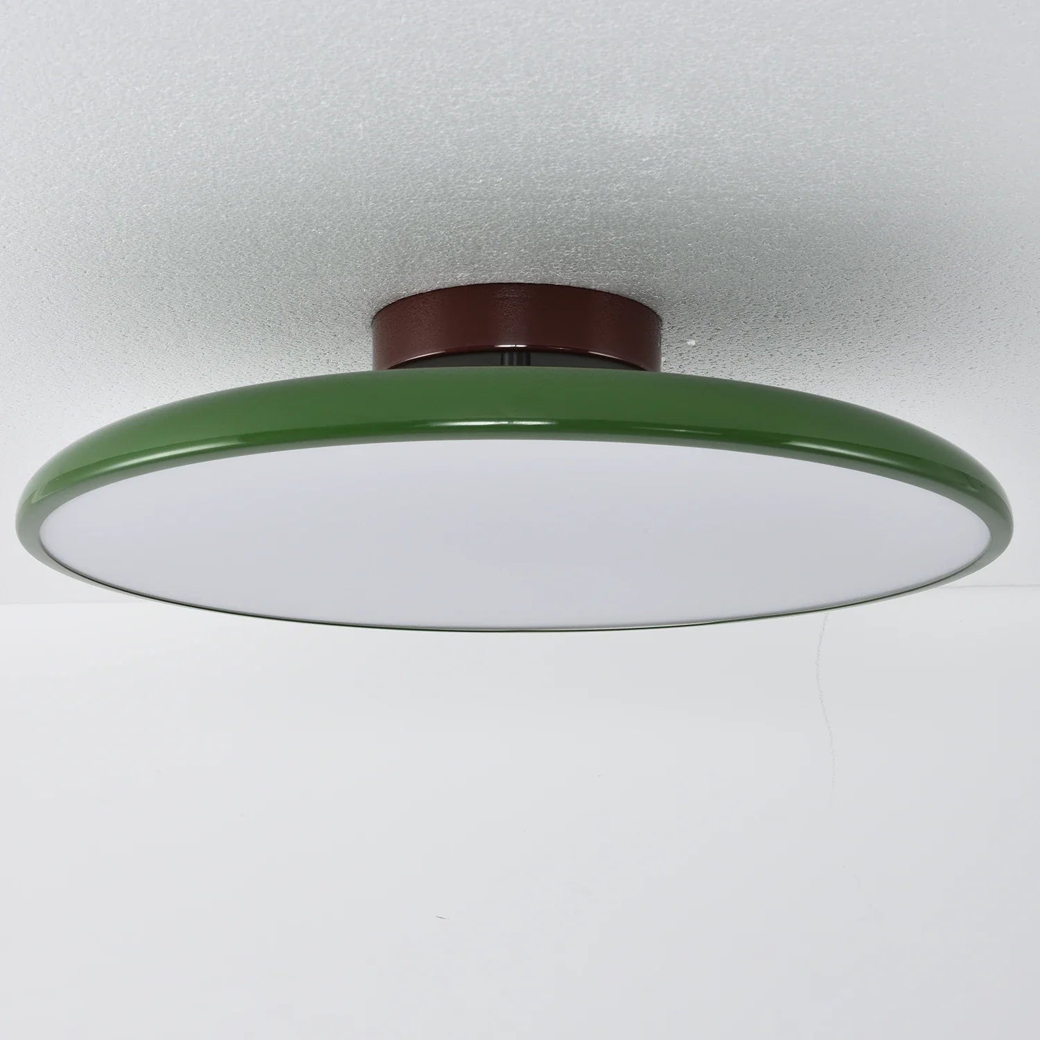 French Retro Cream Saucer Ceiling Lamp