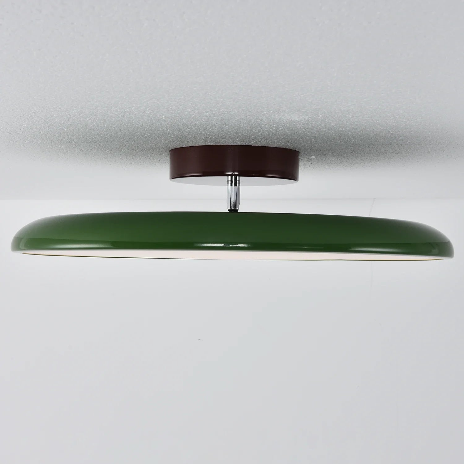 French Retro Cream Saucer Ceiling Lamp