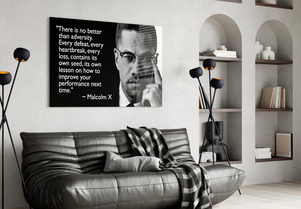 Words of Justice Glass Wall Art