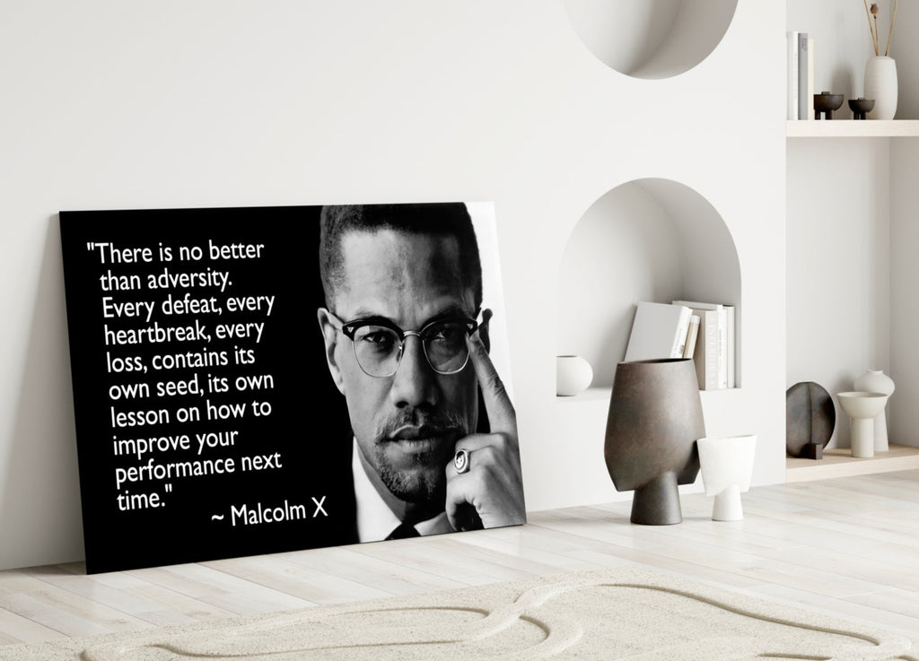 Words of Justice Glass Wall Art