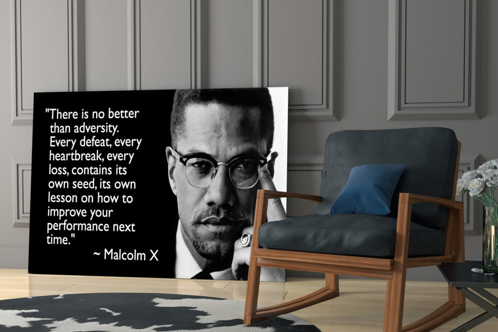 Words of Justice Glass Wall Art